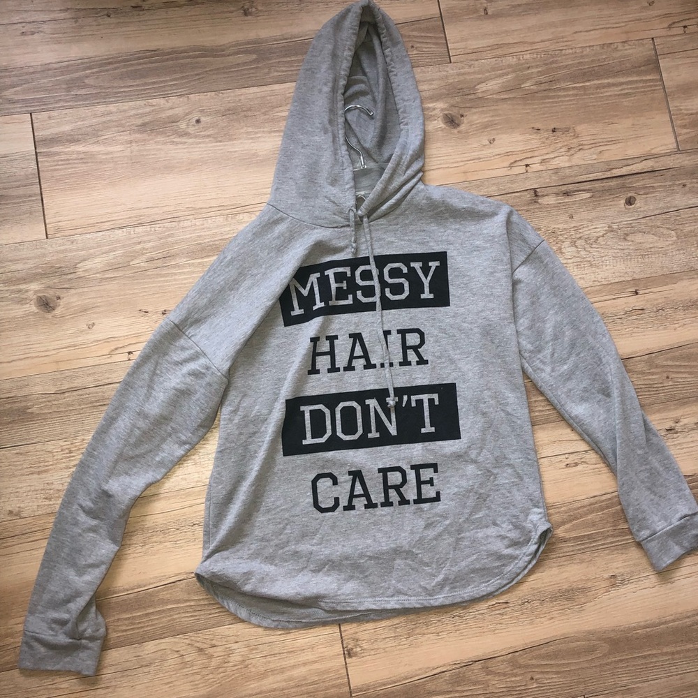 Fashion Nova Grey Hoodie